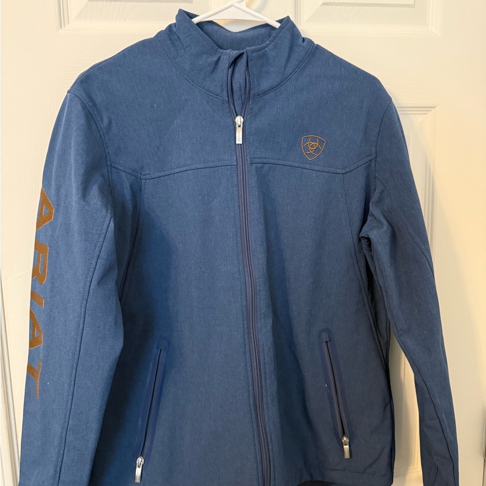 Ariat Denim Blue Softshell Jacket - image 1